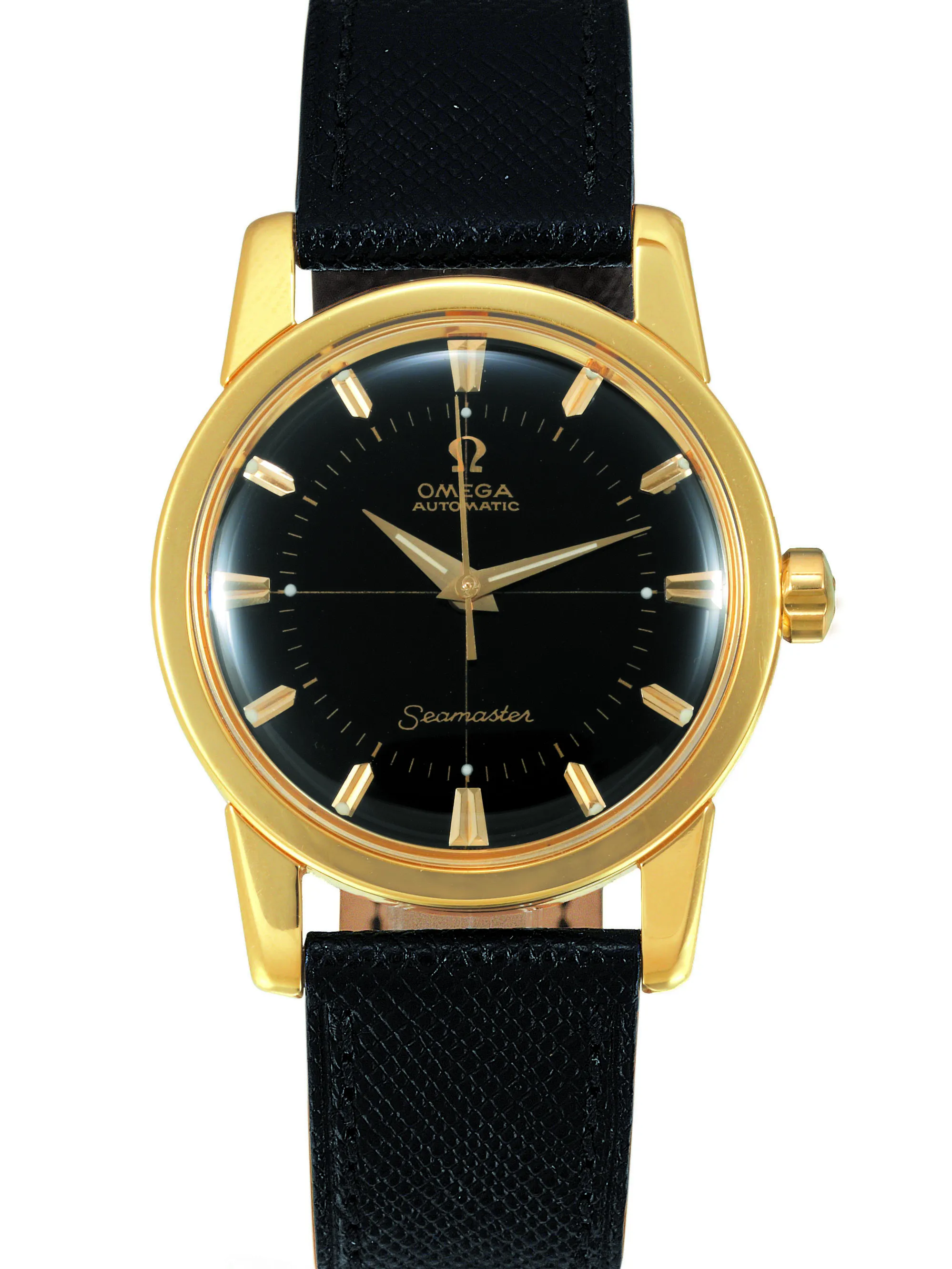 Omega Seamaster 2846 34mm Yellow gold Black