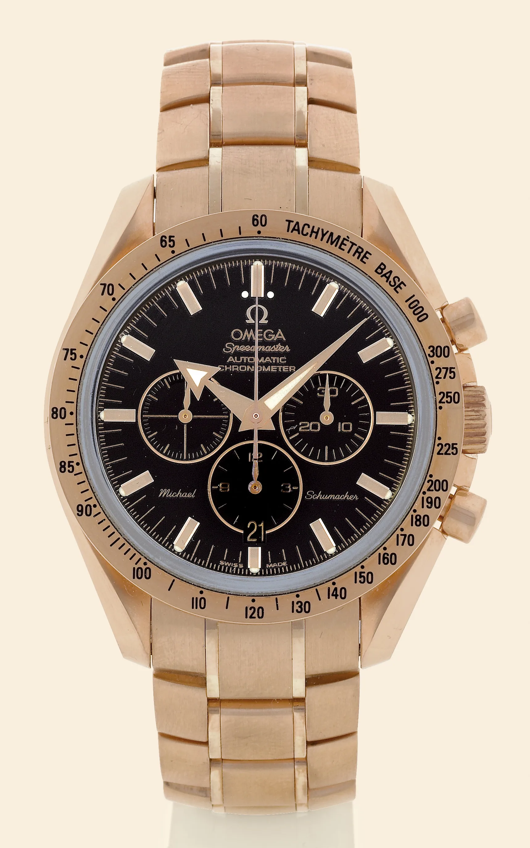 Omega Speedmaster 40mm Rose gold Black