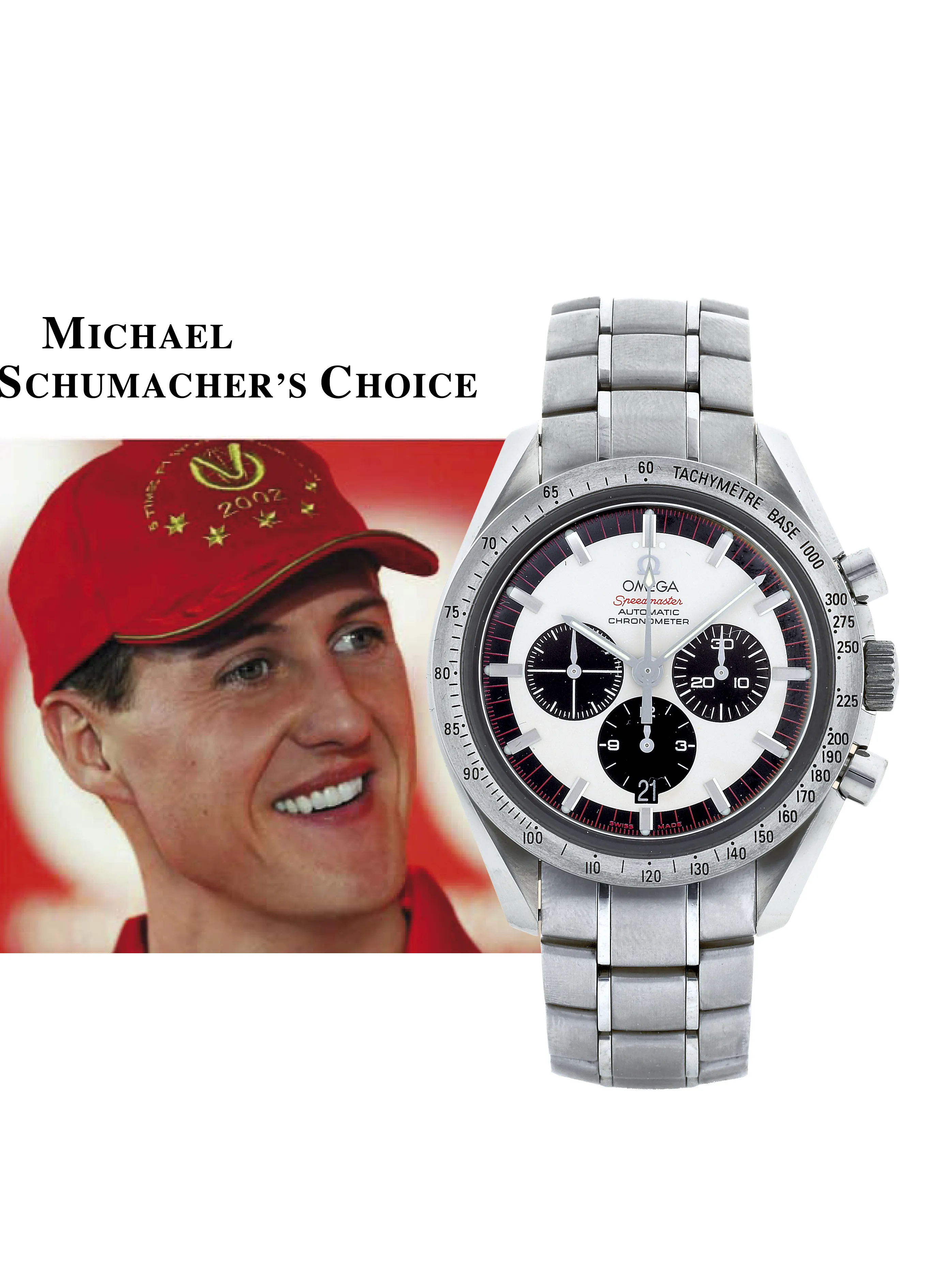 Omega Speedmaster "Michael Schumacher" 42mm Stainless steel Black