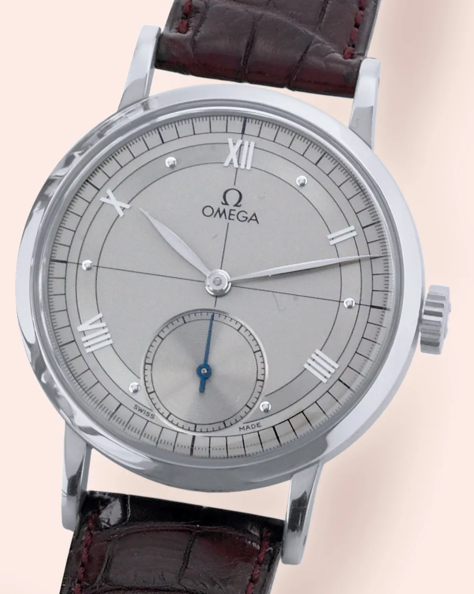 Omega 36mm Platinum Silver