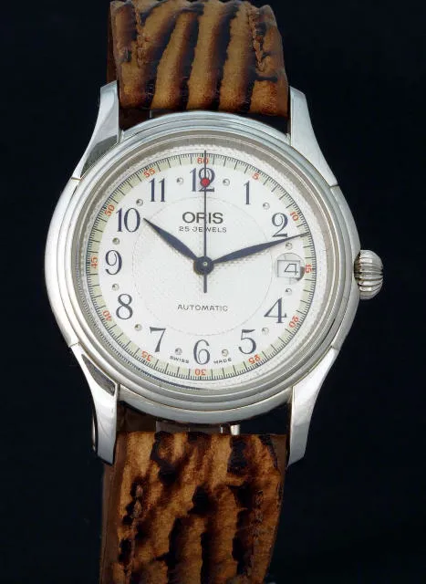 Oris 7375 38mm Stainless steel White