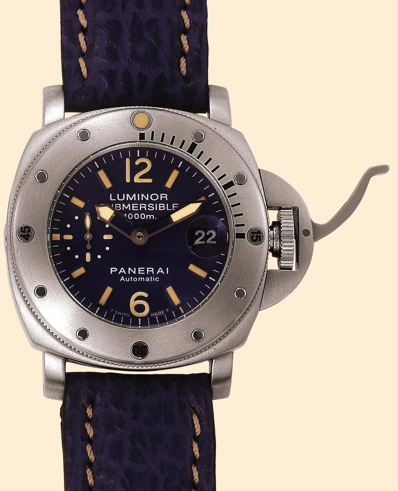 Panerai Luminor OP6541 44mm Stainless steel Blue