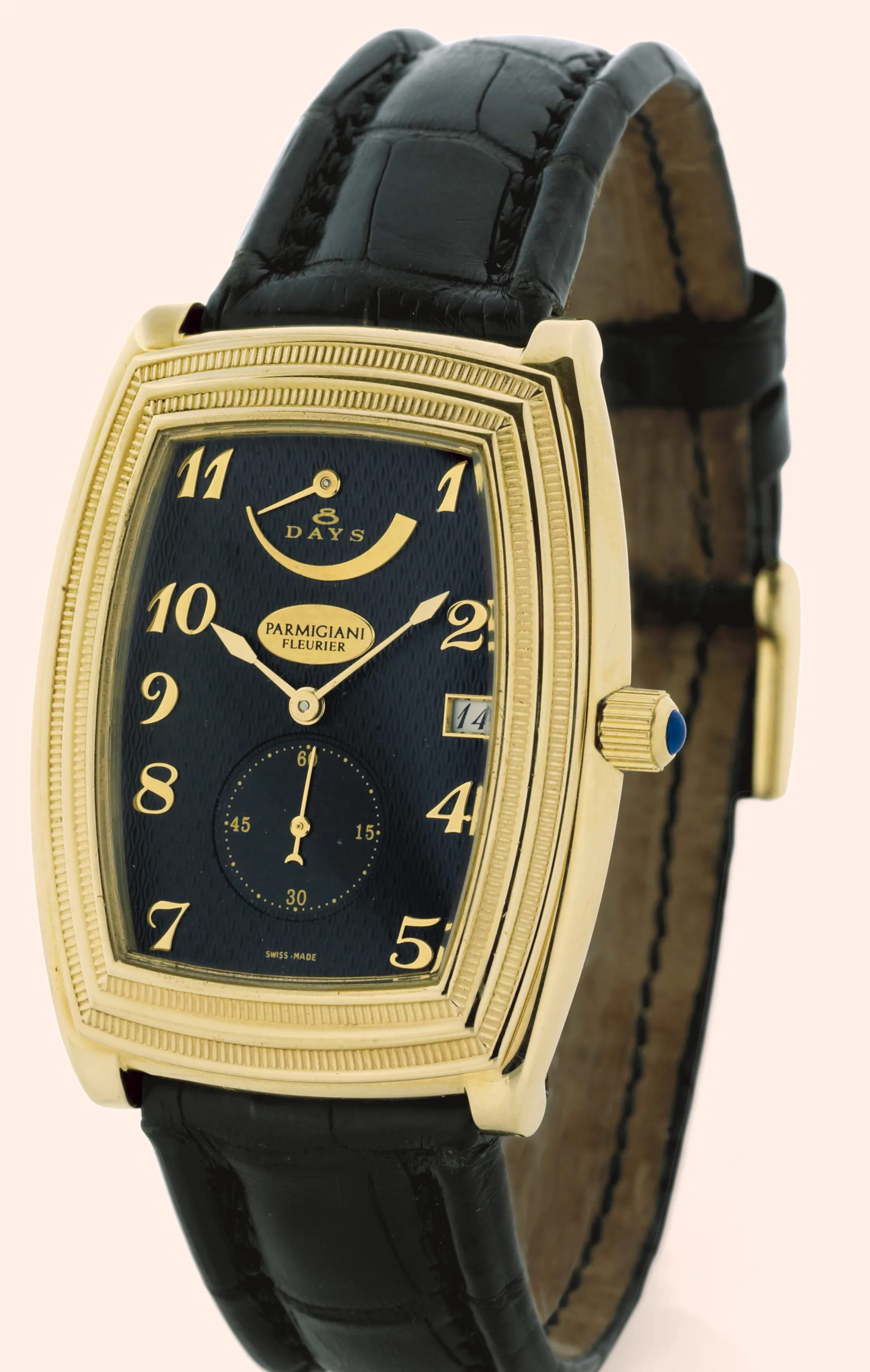 Parmigiani Fleurier Ionica 34mm Yellow gold Black