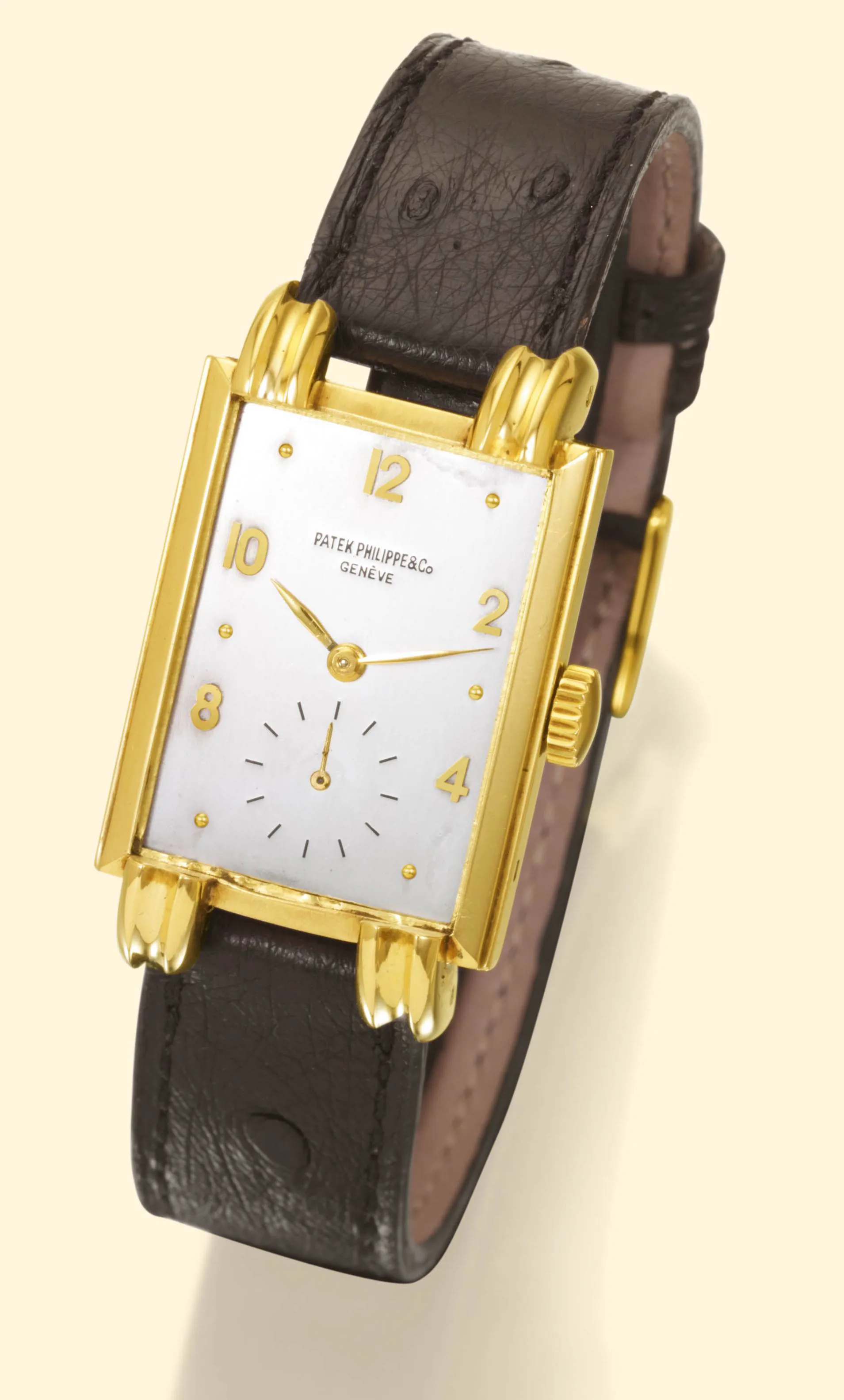 Patek Philippe 1480 24mm Yellow gold Silver