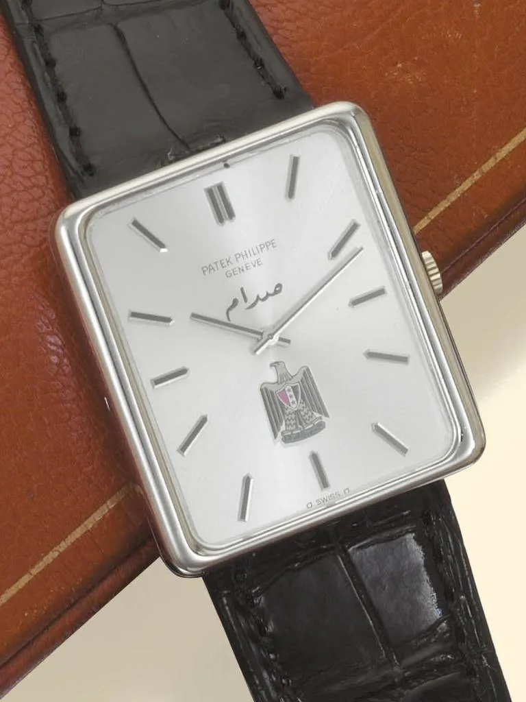 Patek Philippe 3599 28mm White gold "Satiné" silver