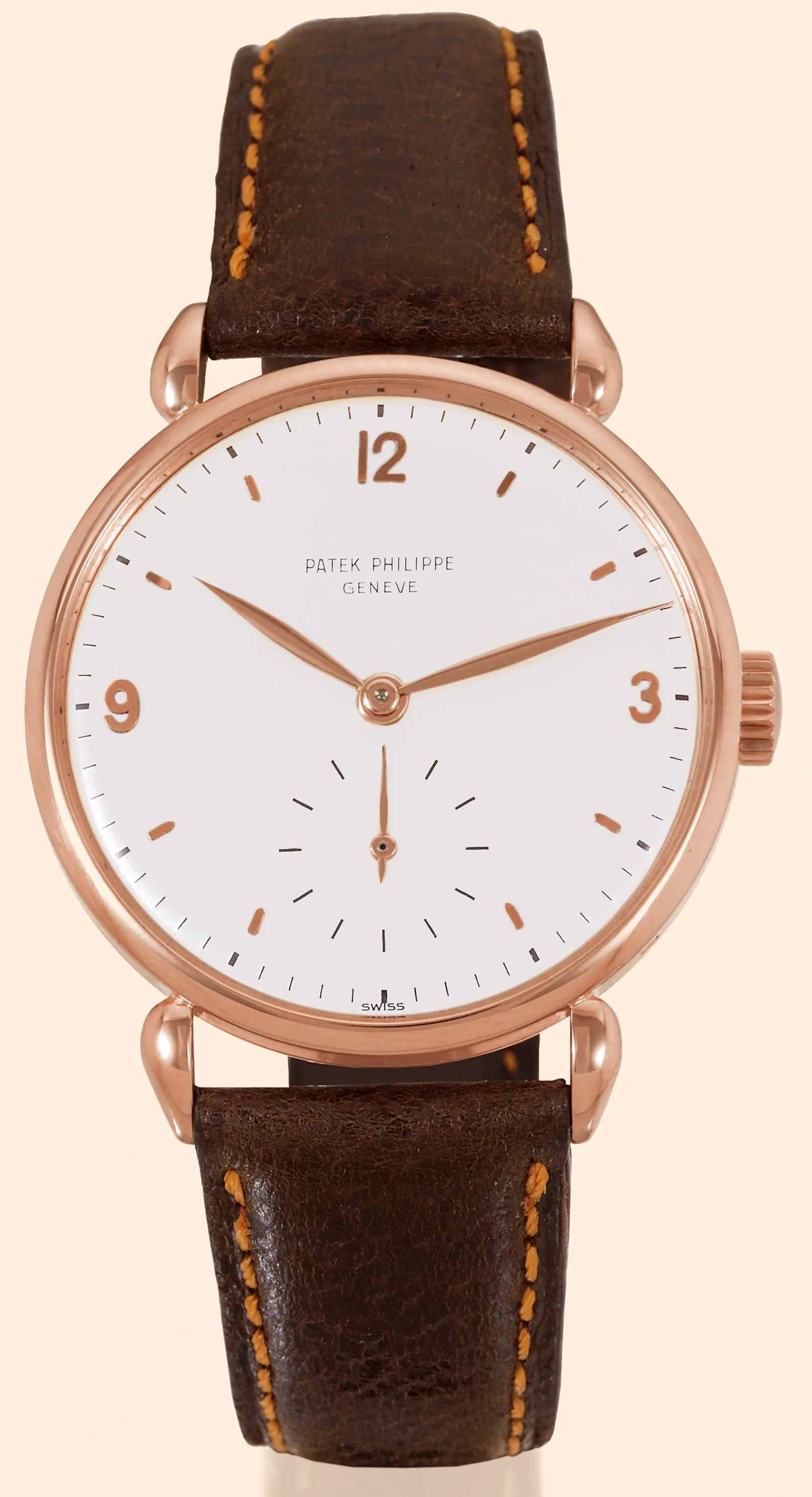 Patek Philippe Calatrava 1509 35mm Rose gold Silver