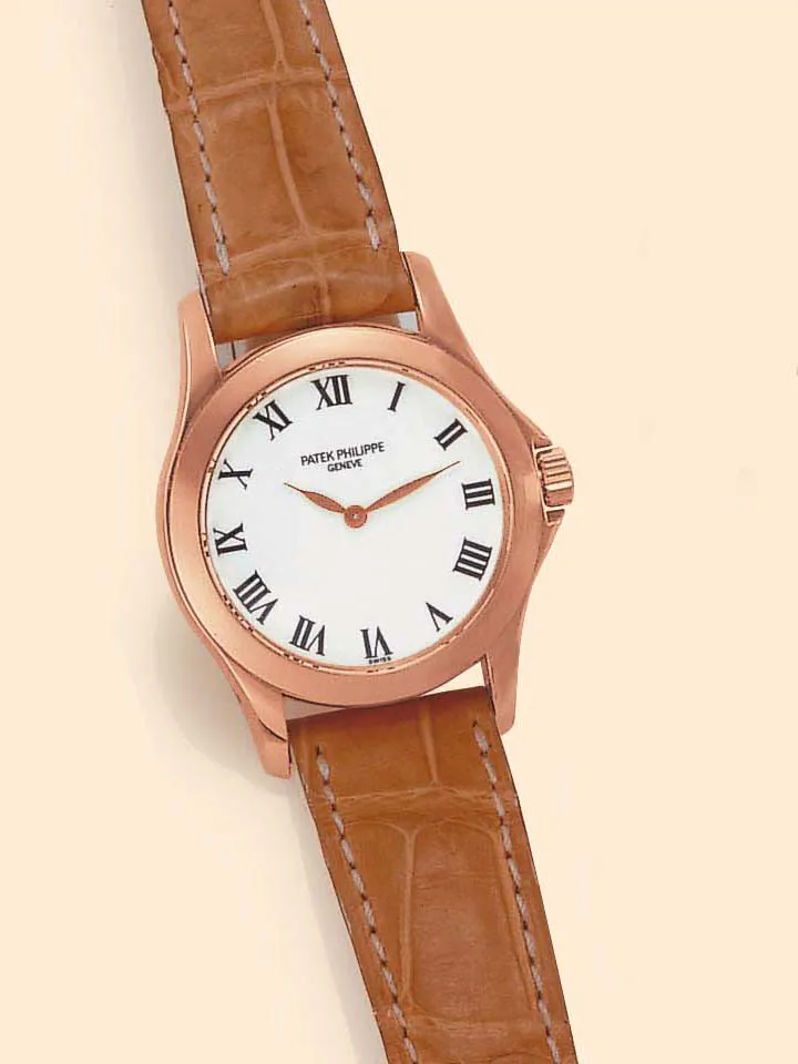 Patek Philippe Calatrava 4905 29mm Rose gold White