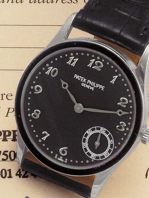 Patek Philippe Calatrava 5026 33mm Platinum Black