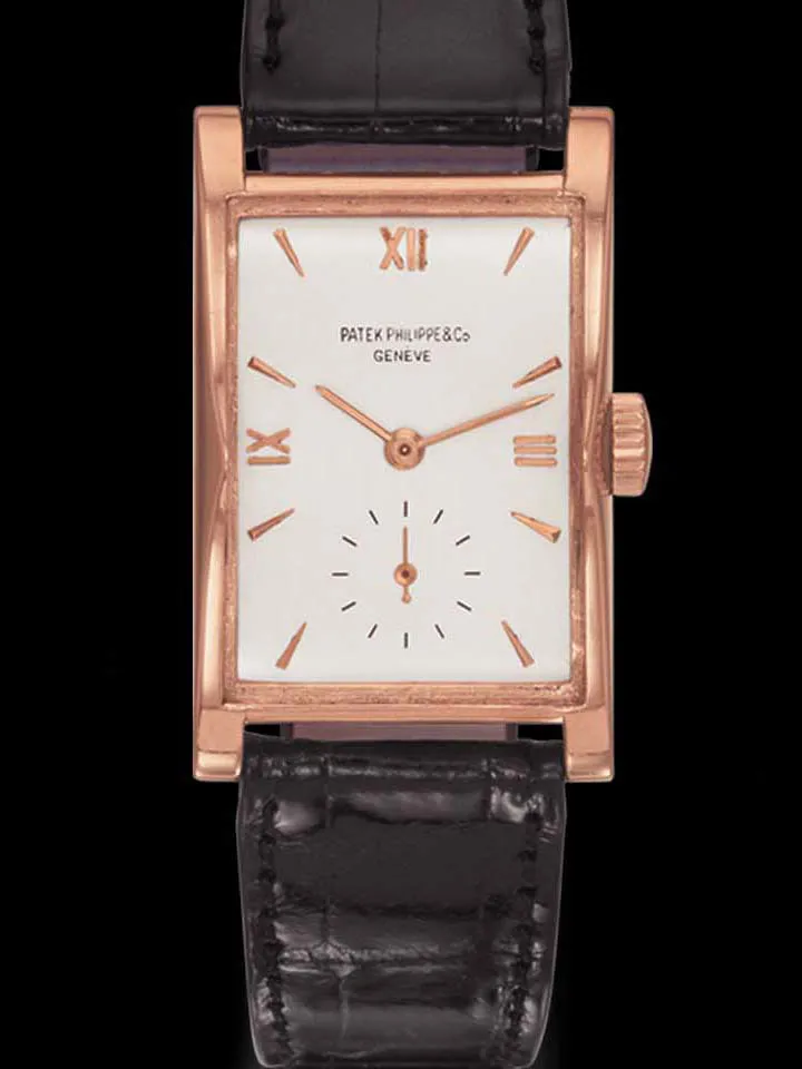 Patek Philippe Pagoda 1588 22mm Rose gold Silver