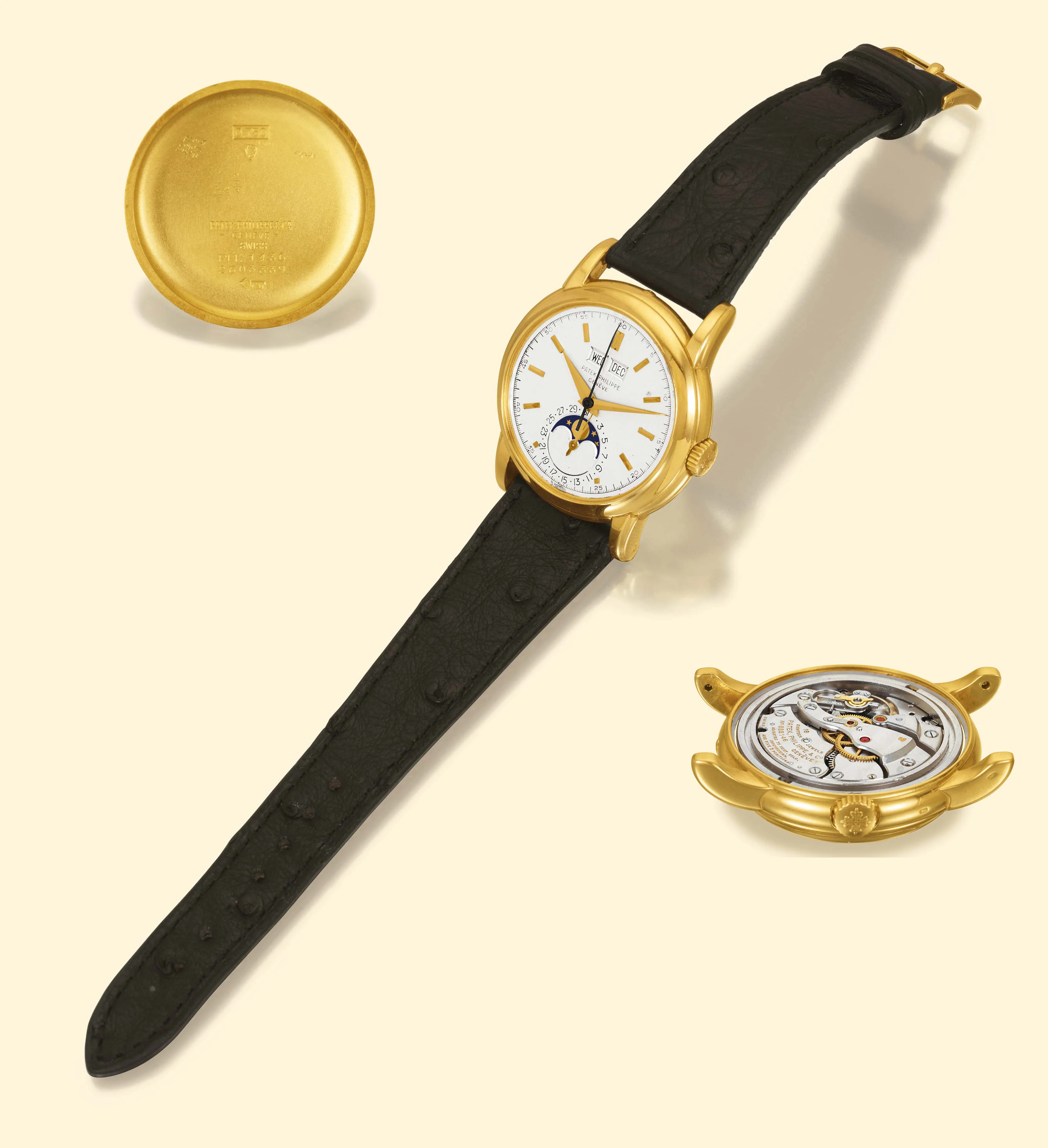 Patek Philippe Perpetual Calendar 2438/1 37mm Yellow gold Silver