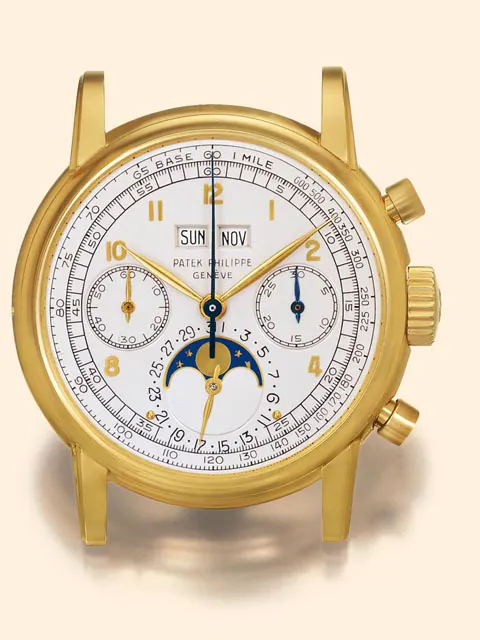 Patek Philippe Perpetual Calendar Chronograph 2499 38mm Yellow gold Silver