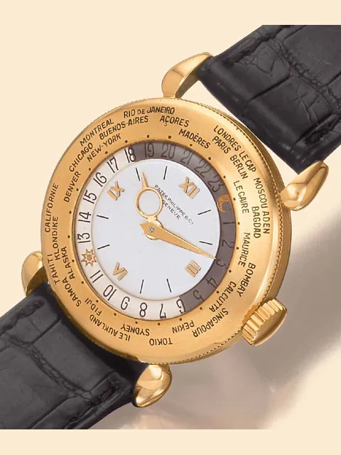 Patek Philippe World Time 1415 31mm Yellow gold White