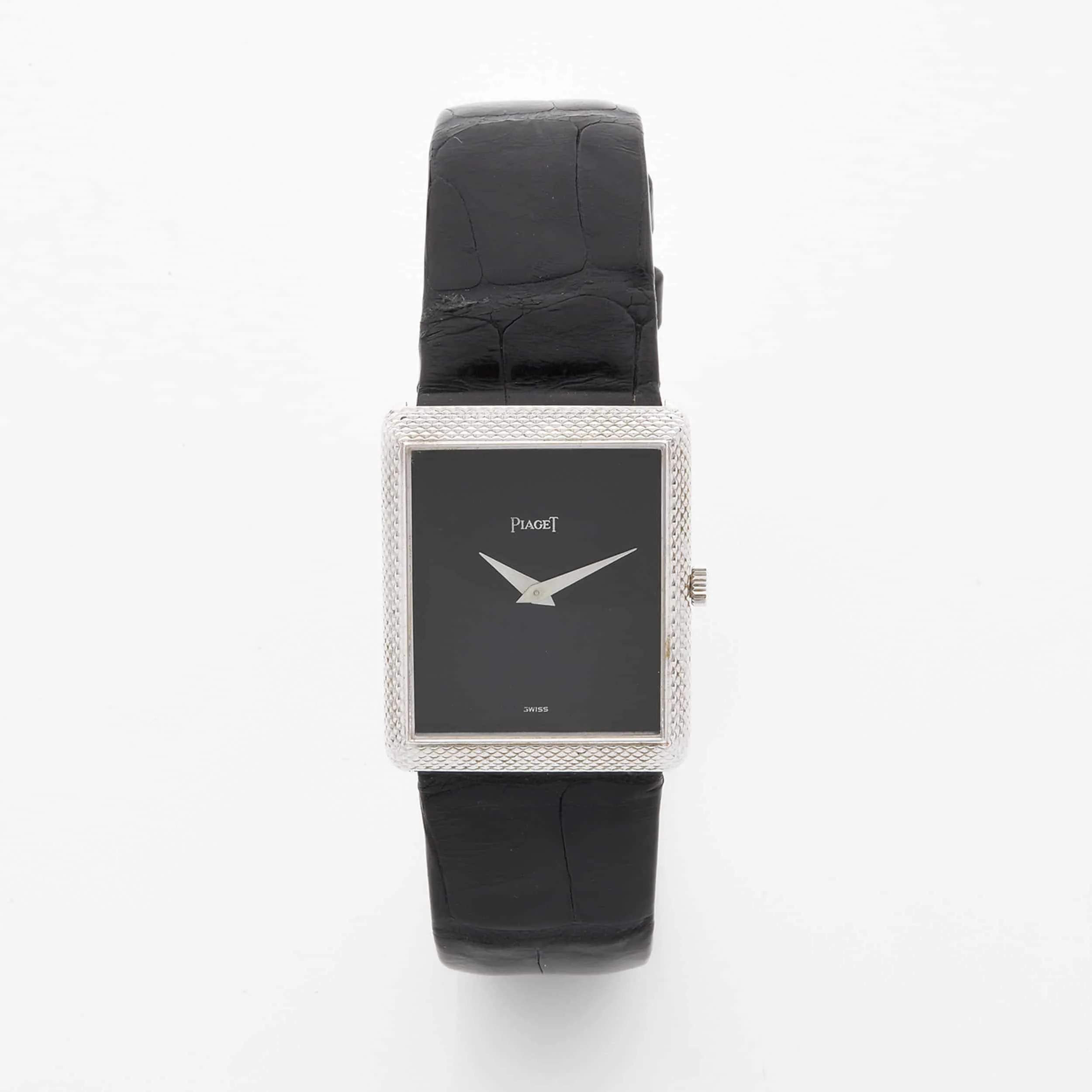 Piaget 9152 23mm White gold Black