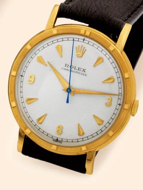 Rolex Chronometer 8952 35mm Yellow gold White