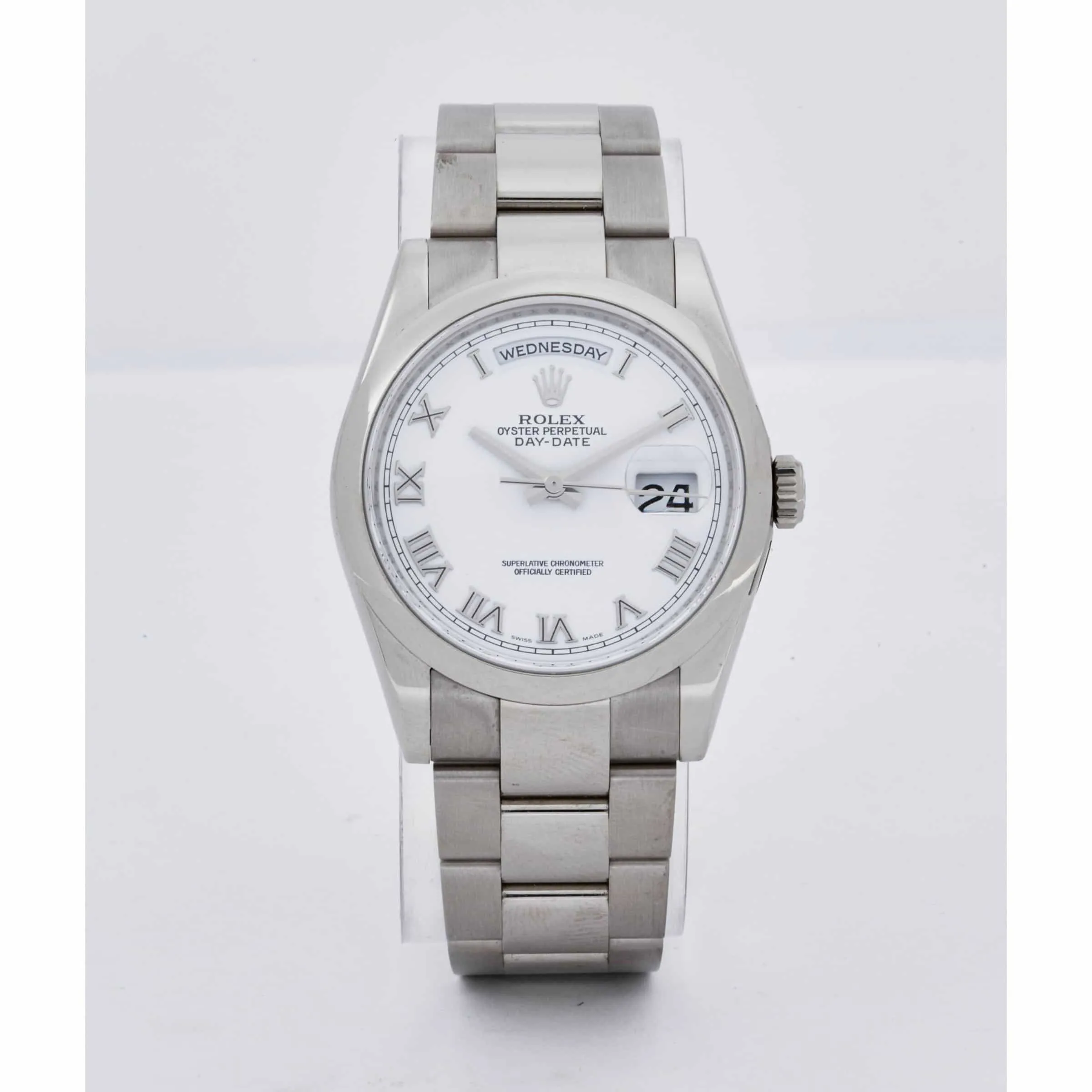 Rolex Day-Date 36 118209 36mm White gold White