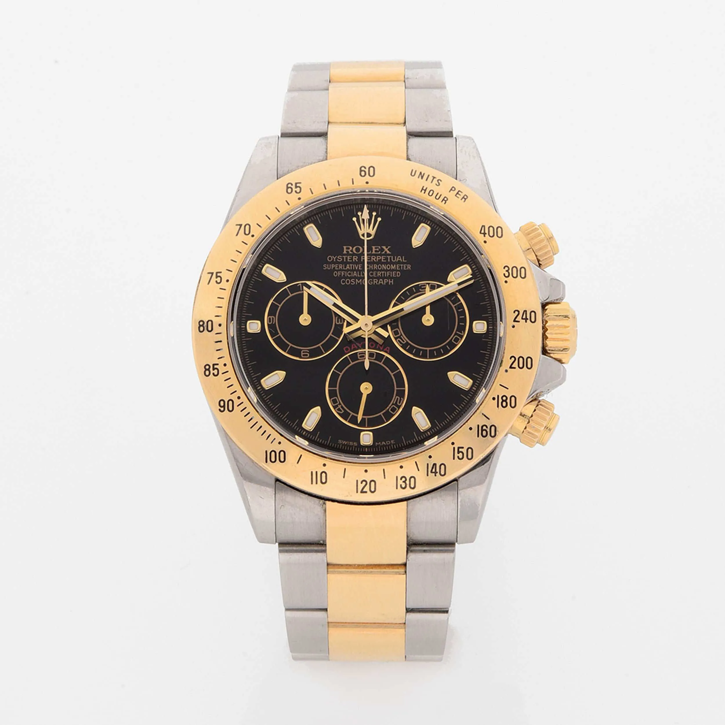 Rolex Daytona 116503 40mm Yellow gold and stainless steel Black