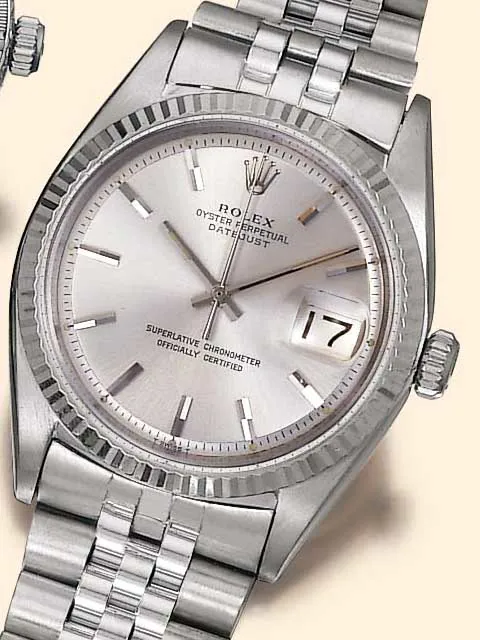 Rolex Datejust 36 1601 36mm White gold Silver