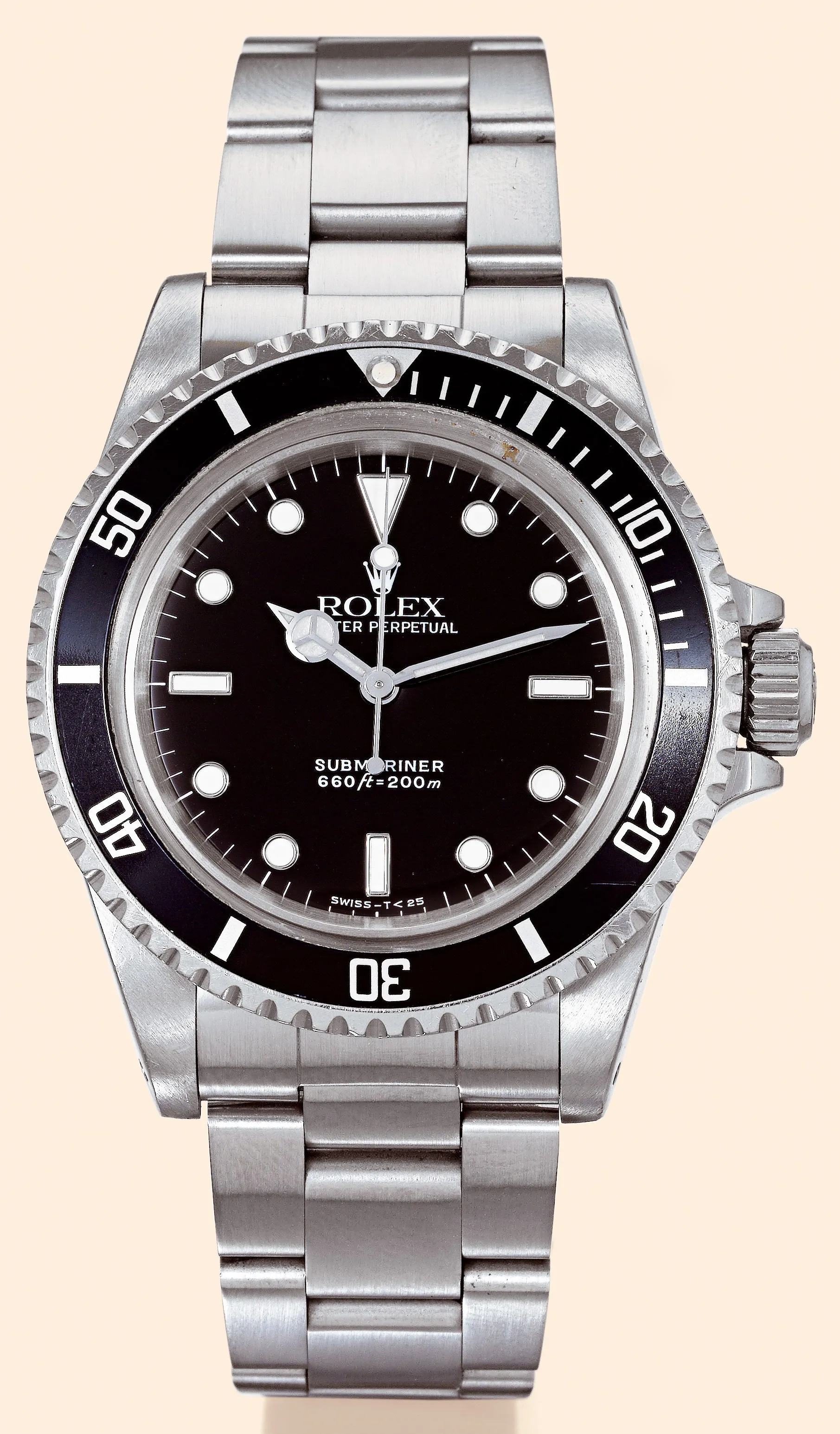 Rolex Submariner 5513 40mm Stainless steel Black