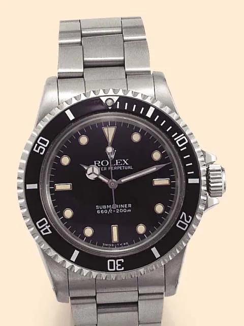 Rolex Submariner 5513 40mm Stainless steel Black