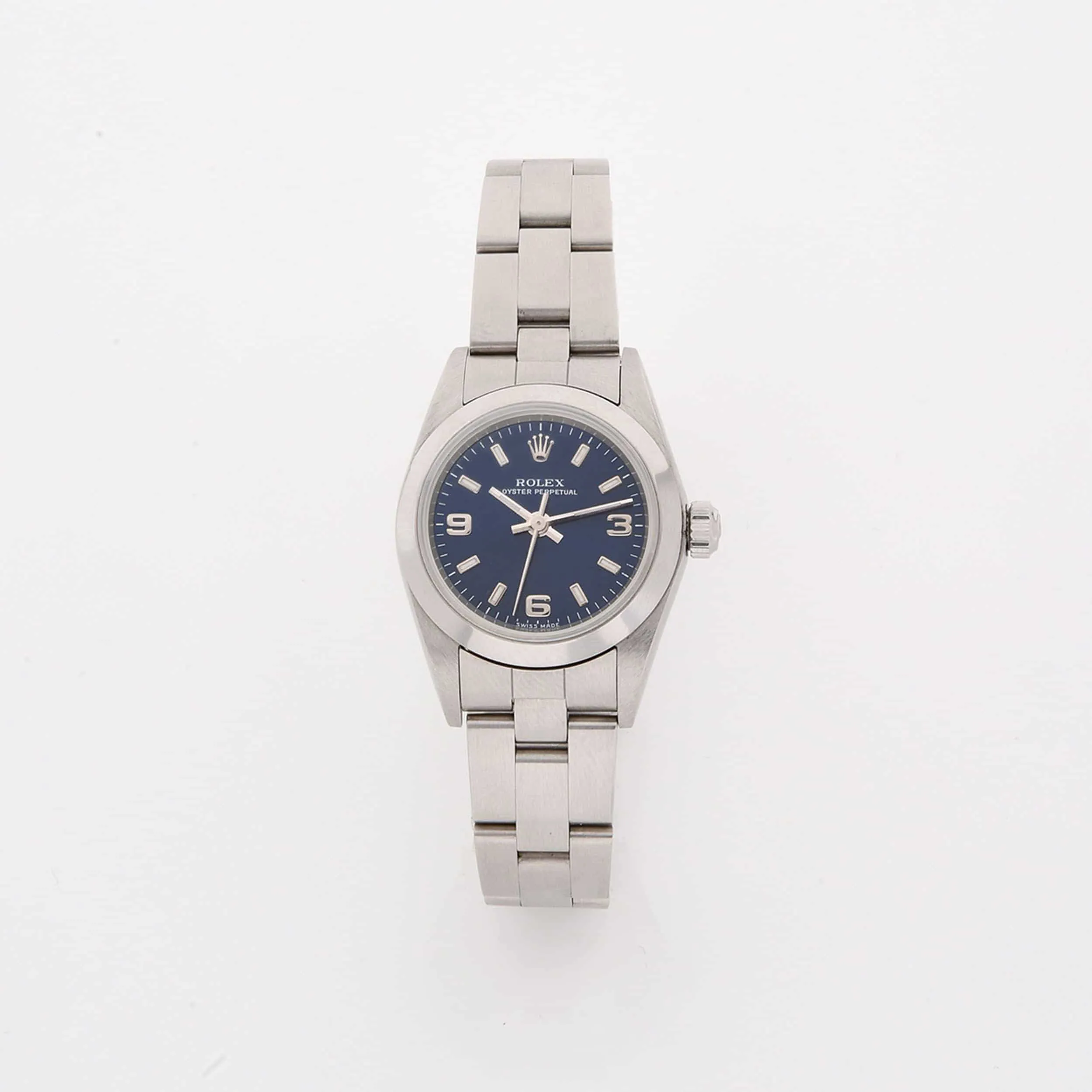 Rolex Oyster Perpetual 76080 25mm Stainless steel Blue