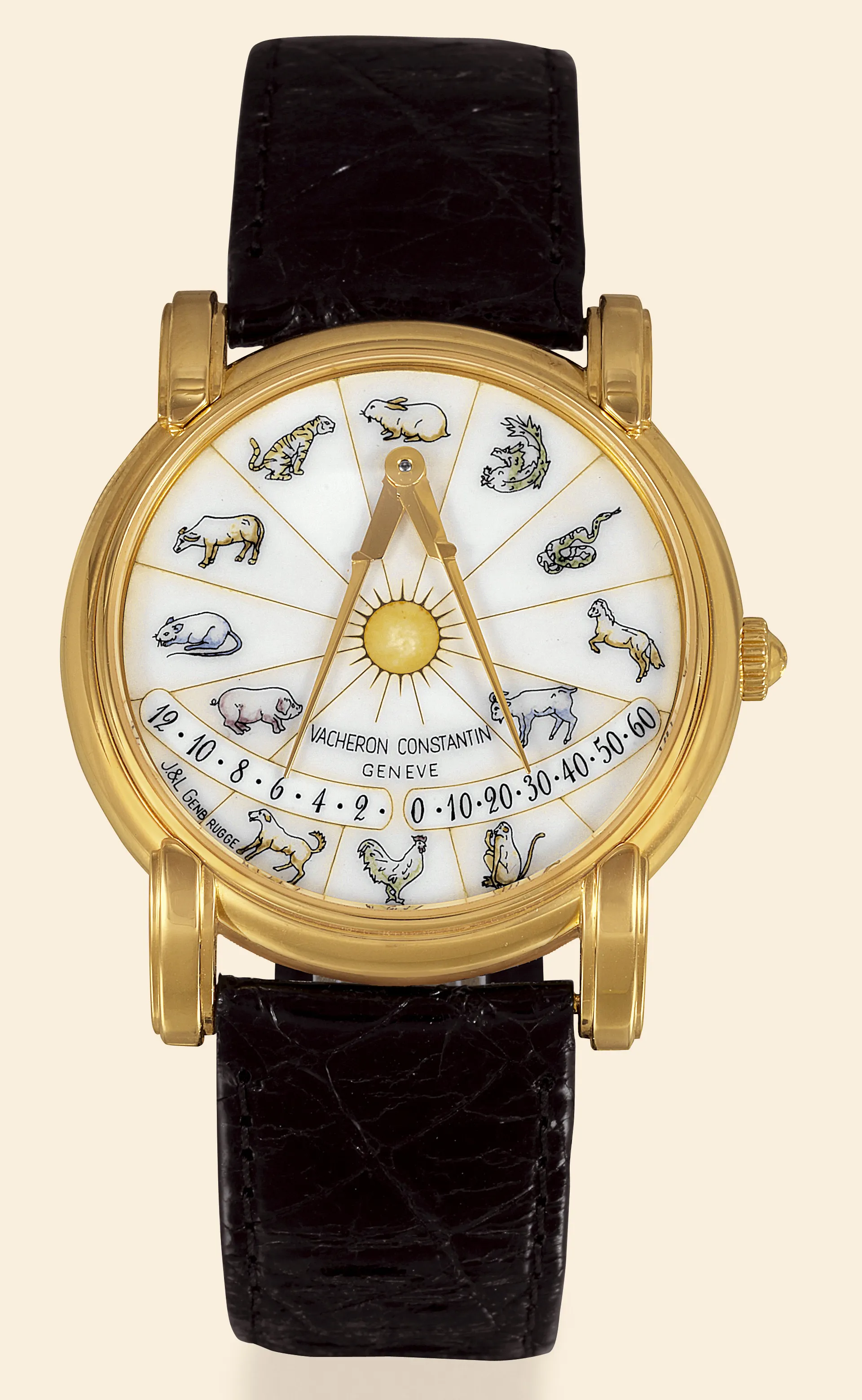 Zodiac 43050 36mm Yellow gold White