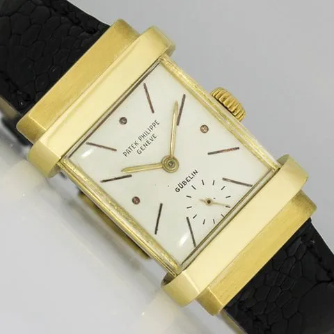 Patek Philippe Top Hat 1450 25mm Yellow gold Silver