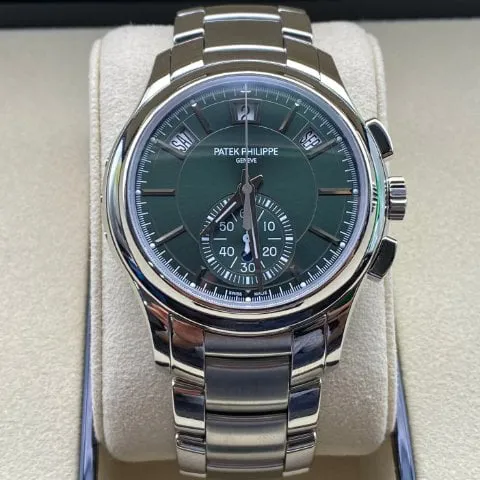 Patek Philippe Annual Calendar Chronograph 5905/1A-001 42mm Stainless steel Green