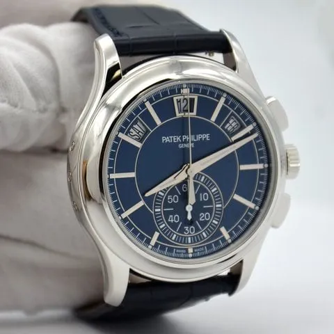 Patek Philippe Annual Calendar Chronograph 5905P 42mm Platinum Blue