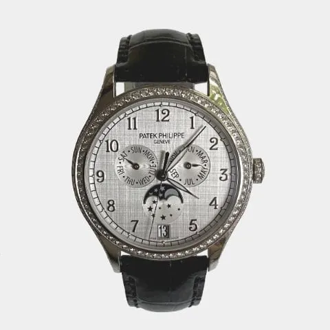 Patek Philippe Annual Calendar 4947G 38mm White gold Silver