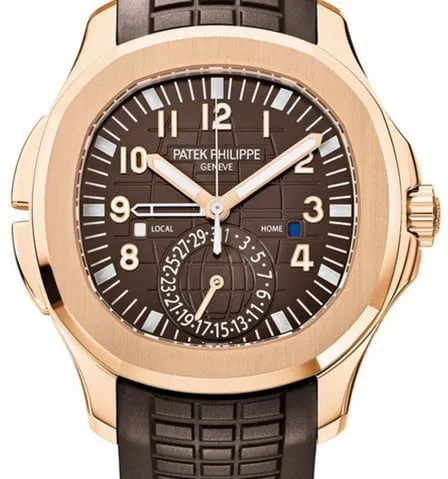 Patek Philippe Aquanaut 5164R-001 40.8mm Rose gold Brown