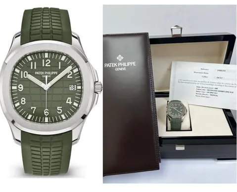 Patek Philippe Aquanaut 5168G-010 42mm White gold Green