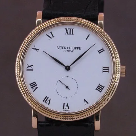 Patek Philippe Calatrava 3919J 33mm Yellow gold White