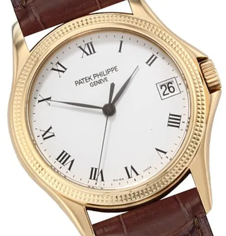 Patek Philippe Calatrava 5117J-001 37mm Yellow gold White