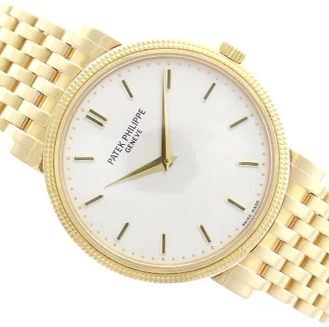 Patek Philippe Calatrava 5120/1J-001 35mm Yellow gold Silver