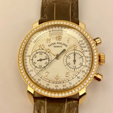 Patek Philippe Chronograph 7150/250R-001 10.59mm Rose gold White