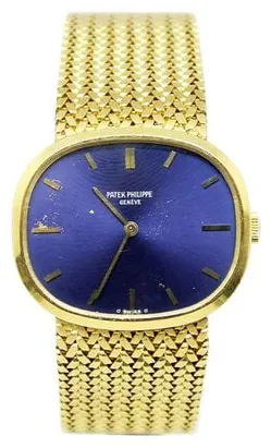 Patek Philippe Ellipse 3545 32mm Yellow gold Blue