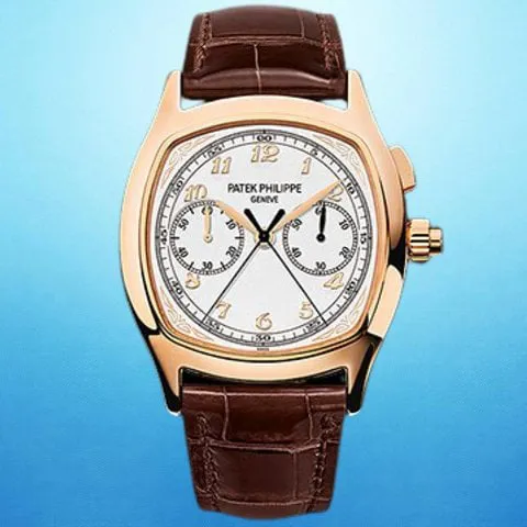 Patek Philippe Split-Seconds Chronograph 5950R-001 37mm Rose gold Silver