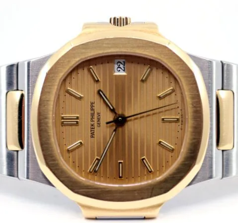 Patek Philippe Nautilus 3800/1JA Yellow gold and Stainless steel Champagne