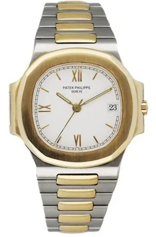 Patek Philippe Nautilus 3800/1JA 37mm Yellow gold and Stainless steel White