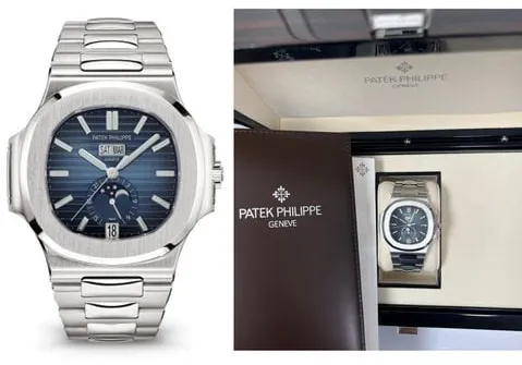 Patek Philippe Nautilus 5726/1A-014 40.5mm Stainless steel Blue