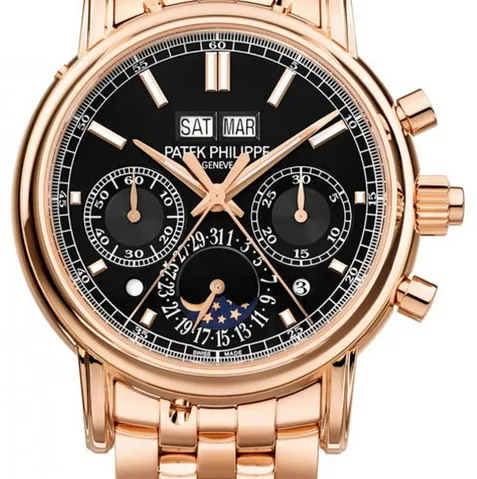 Patek Philippe Perpetual Calendar Split-Seconds Chronograph 5204/1R-001 40mm Rose gold Black