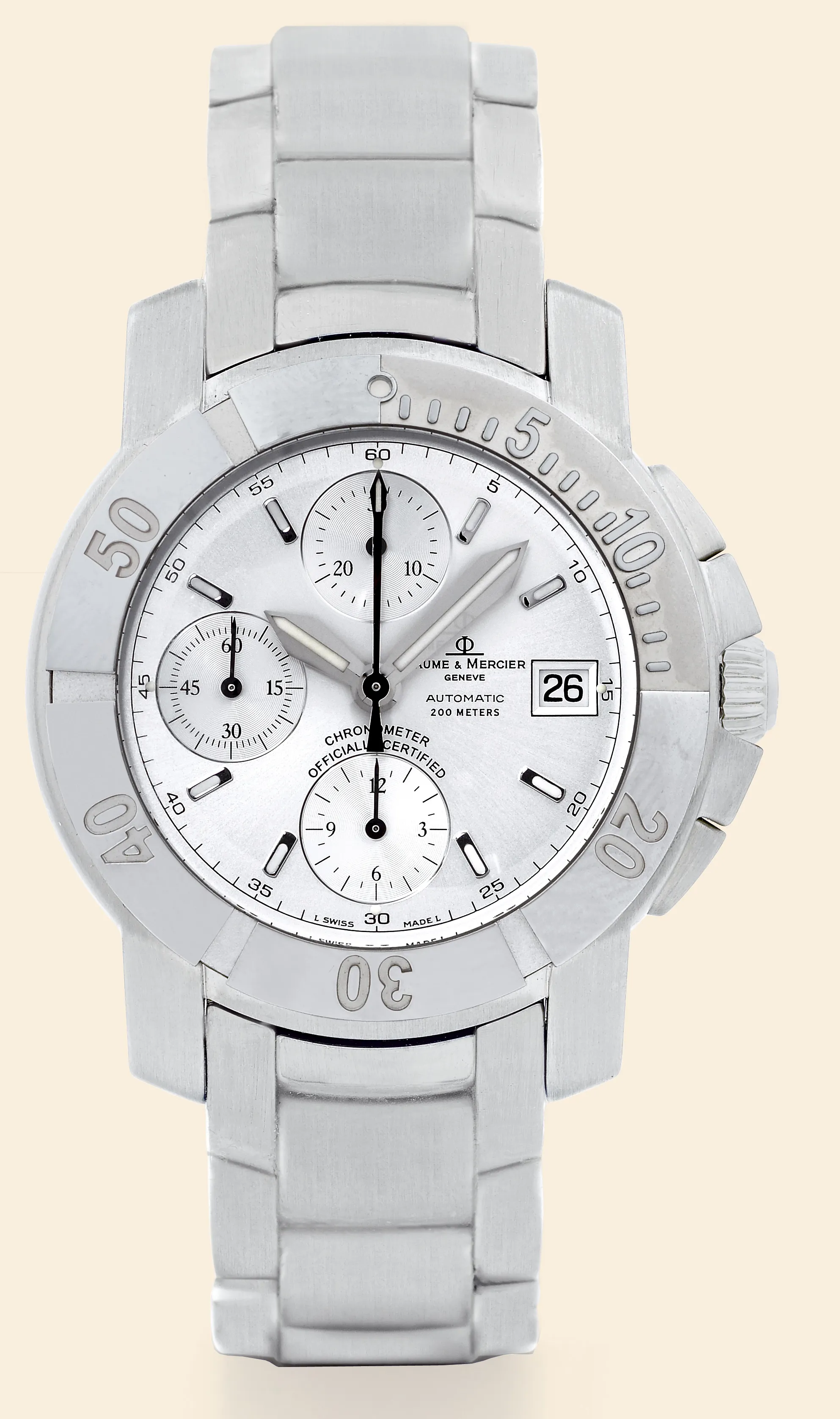 Baume & Mercier 41mm Stainless steel Silver