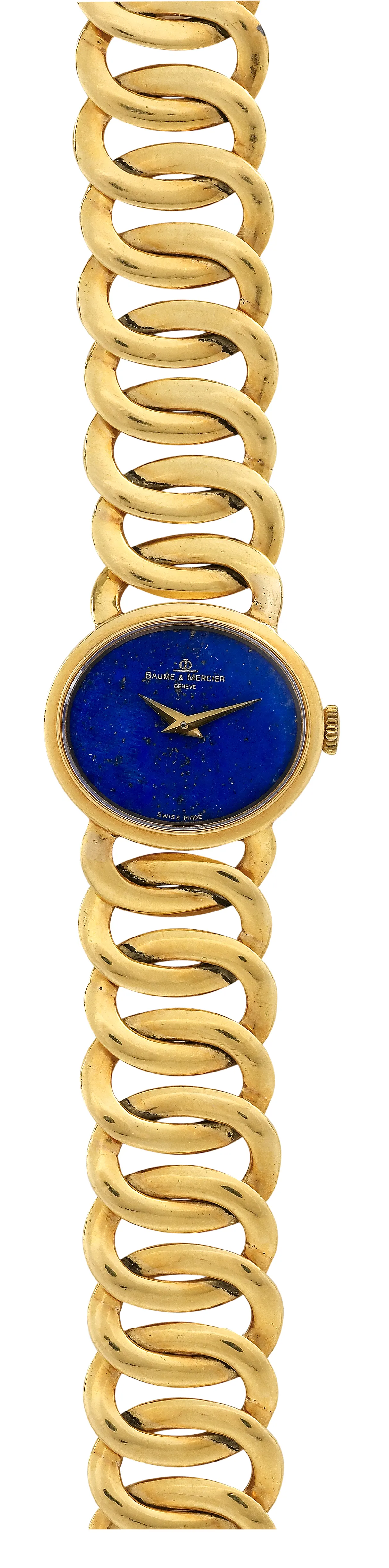 Baume & Mercier 25mm Yellow gold Lapis lazuli