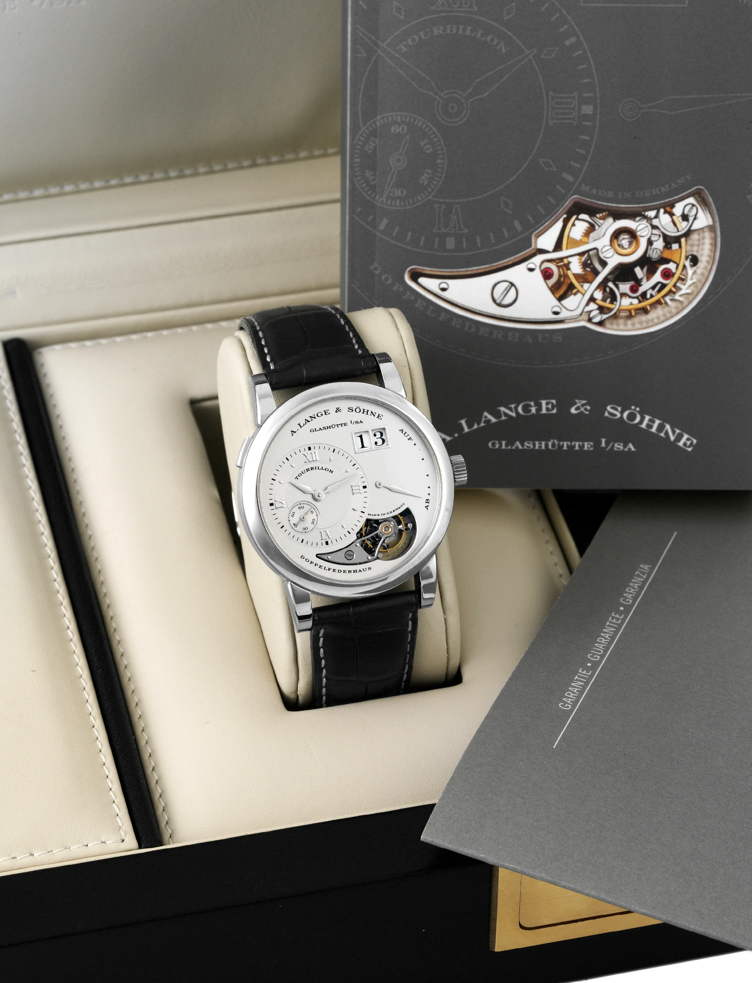 A. Lange & Söhne Lange 1 704.025 38.5mm Platinum Silver