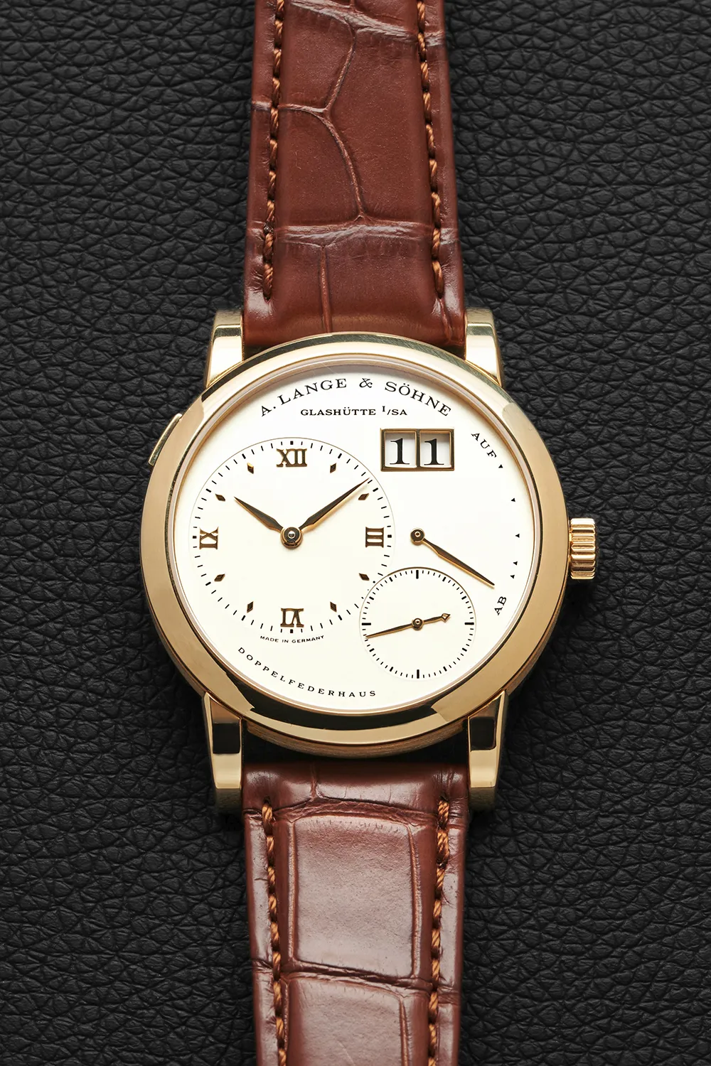 A. Lange & Söhne Lange 1 101.021 38.5mm Yellow gold Silver