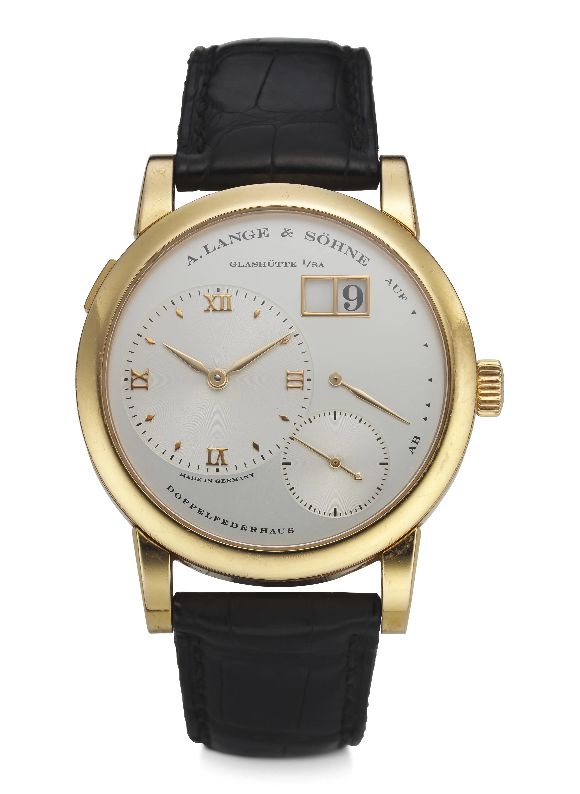 A. Lange & Söhne Lange 1 101.021 38.5mm Yellow gold Silver 1