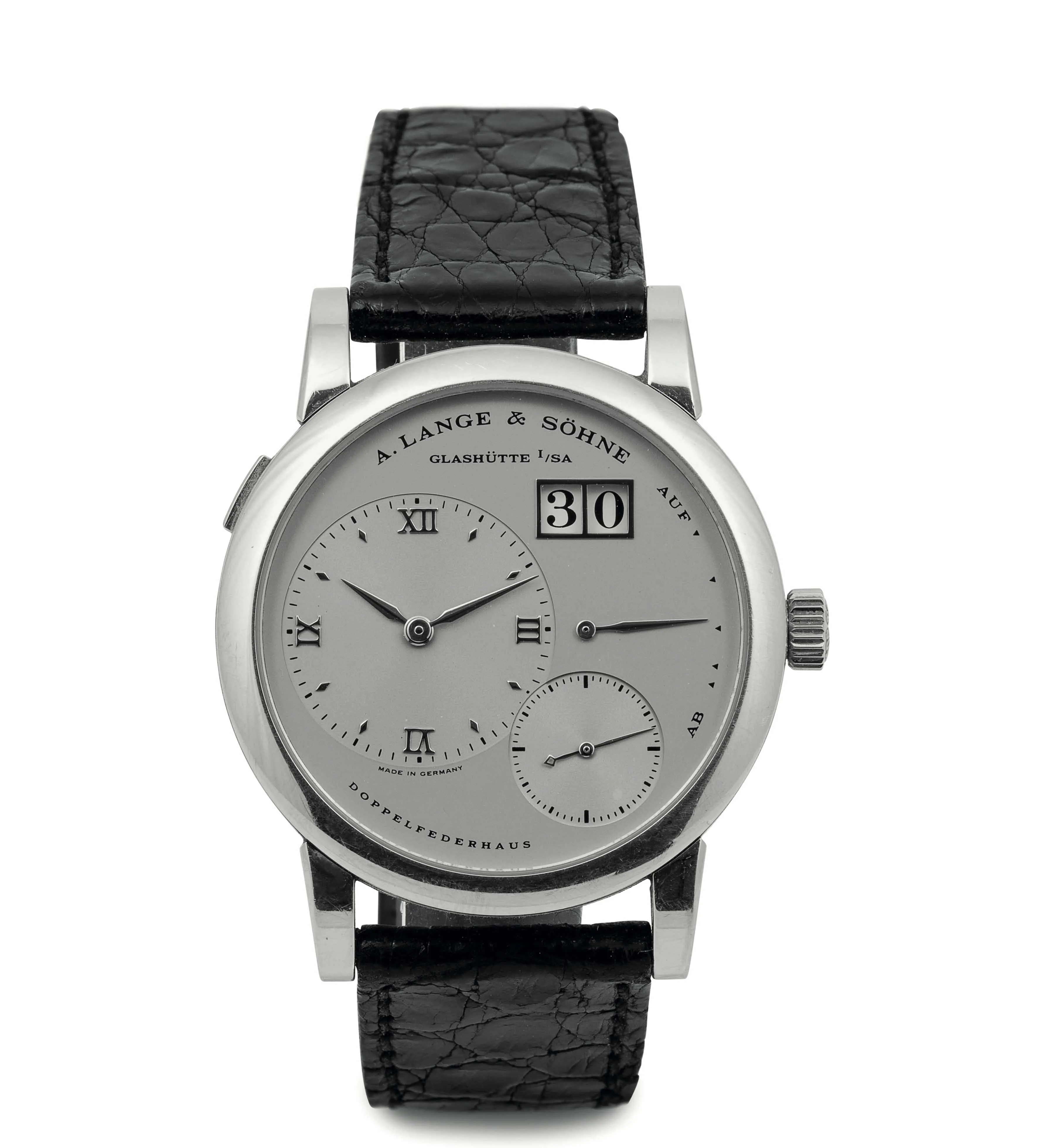 A. Lange & Söhne Lange 1 101.025 38.5mm Platinum Silver