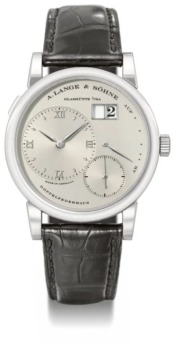 A. Lange & Söhne Lange 1 101.025 38.5mm Platinum Silver