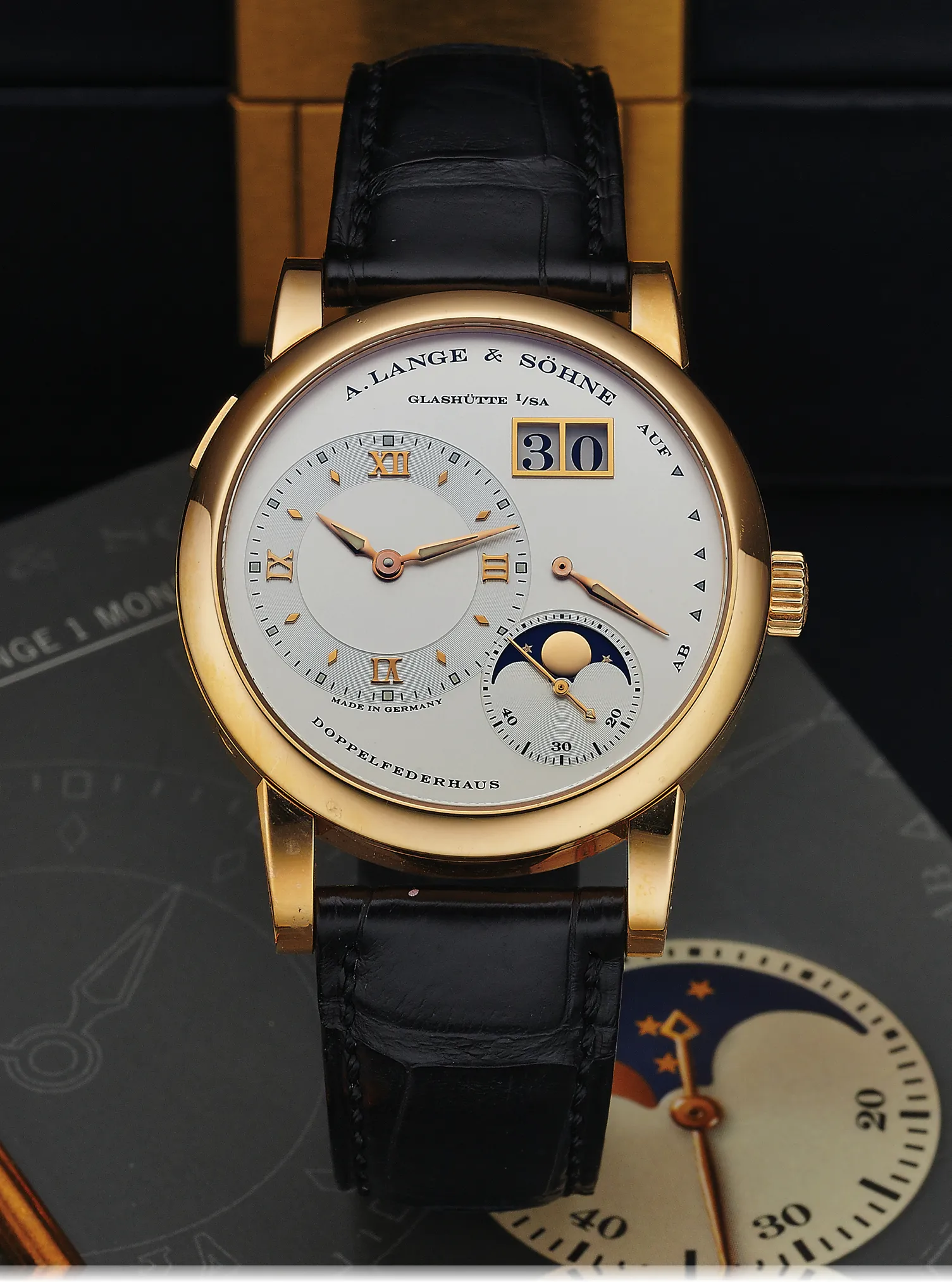 A. Lange & Söhne Lange 1 109.032 38mm Rose gold Silver