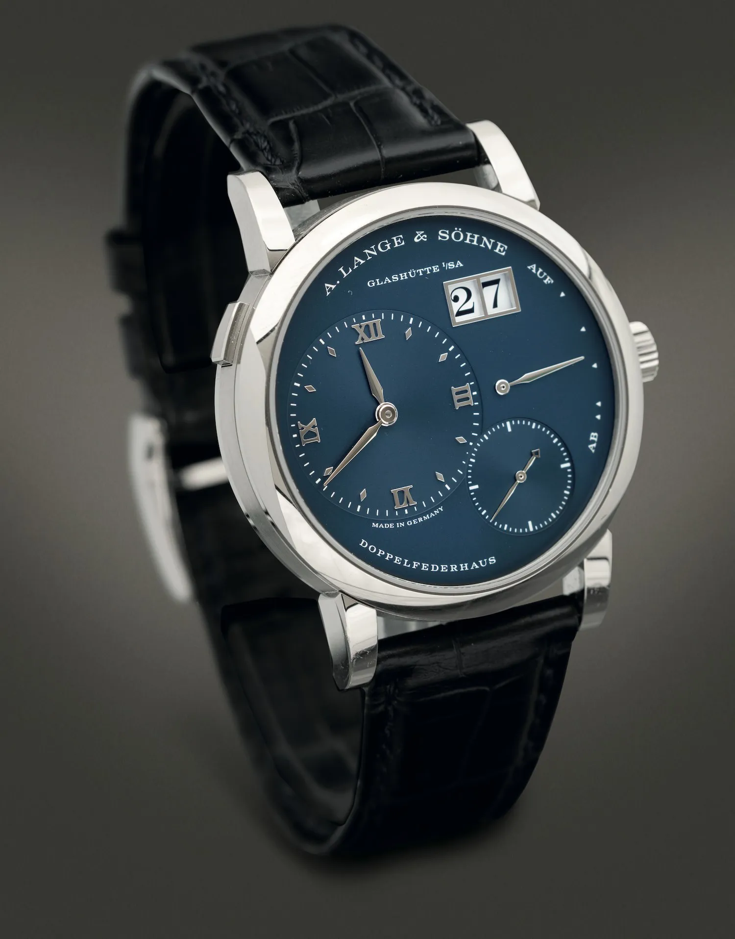 A. Lange & Söhne Lange 1 191.028 38.5mm White gold Blue